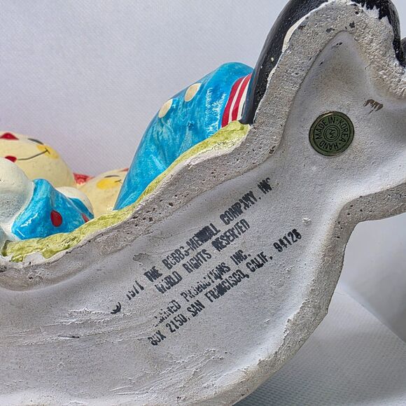 Vintage Raggedy Ann & Andy Piggy Bank "I Love You" 1970s Bobbs-Merrill Co. Korea - Picture 11 of 16